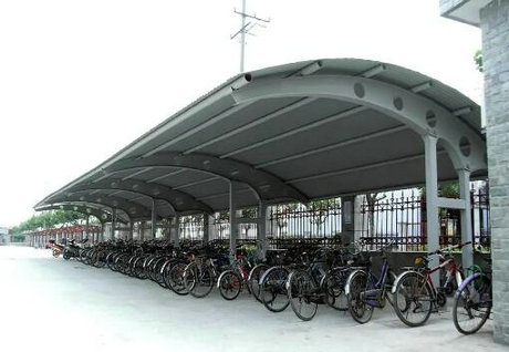 钢结构自行车棚 